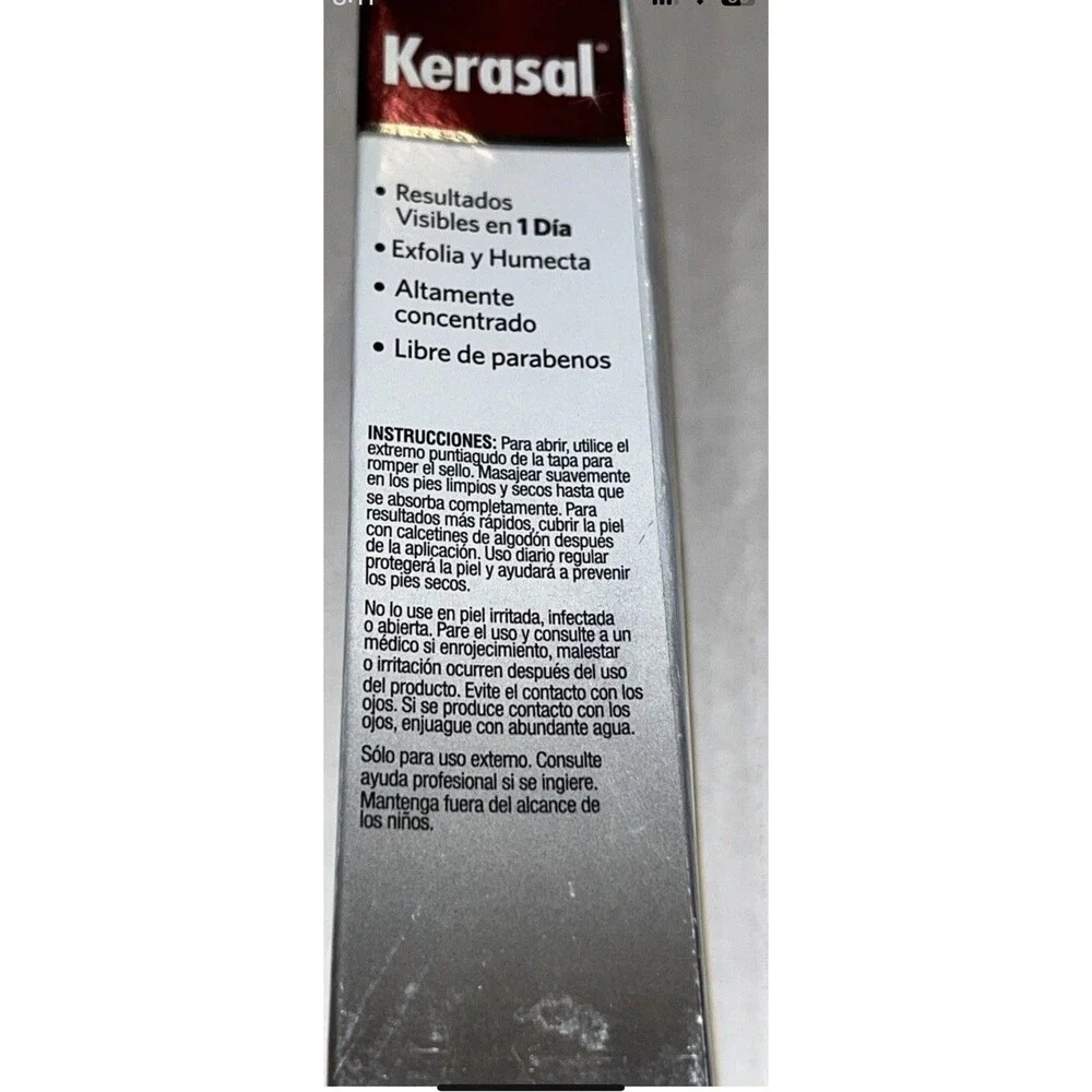 (2) Kerasal Intensive Foot Repair 1 Oz Each Ointment - Cracked Heels Free Ship!